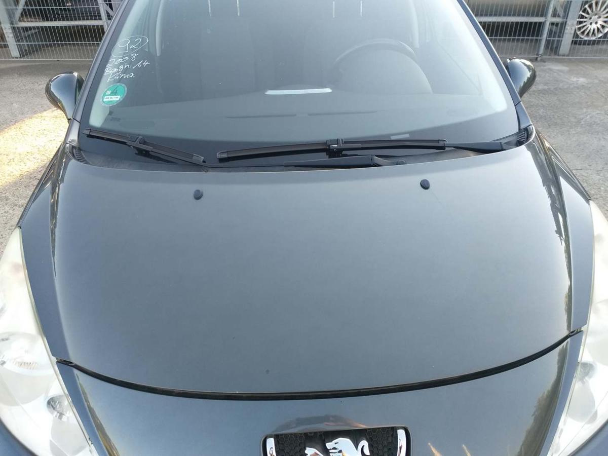 Peugeot 207SW original Motorhaube KTP Grau Shark Bj.2008